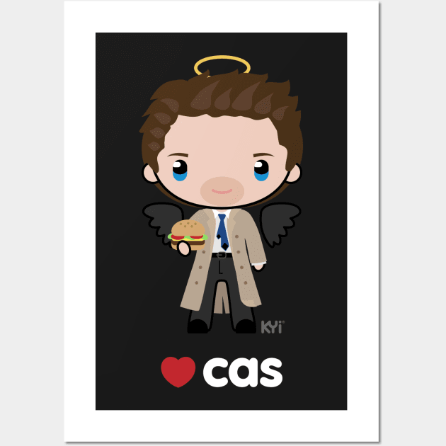 Love Cas - Supernatural Wall Art by KYi